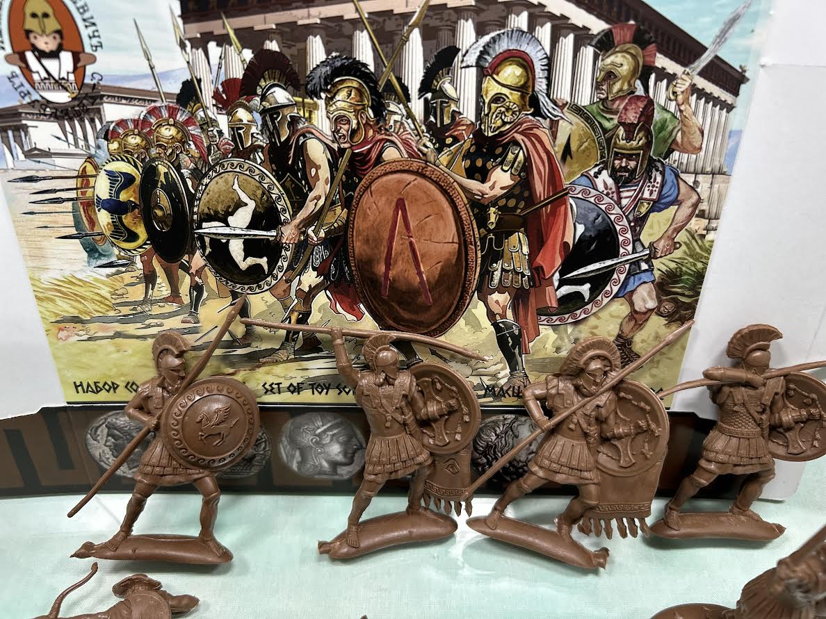 ENGINEER BASEVICH 1:32 SET 44 ANCIENT GREEKS 60 MM-** NEW RELEASE (12 FIGURES)