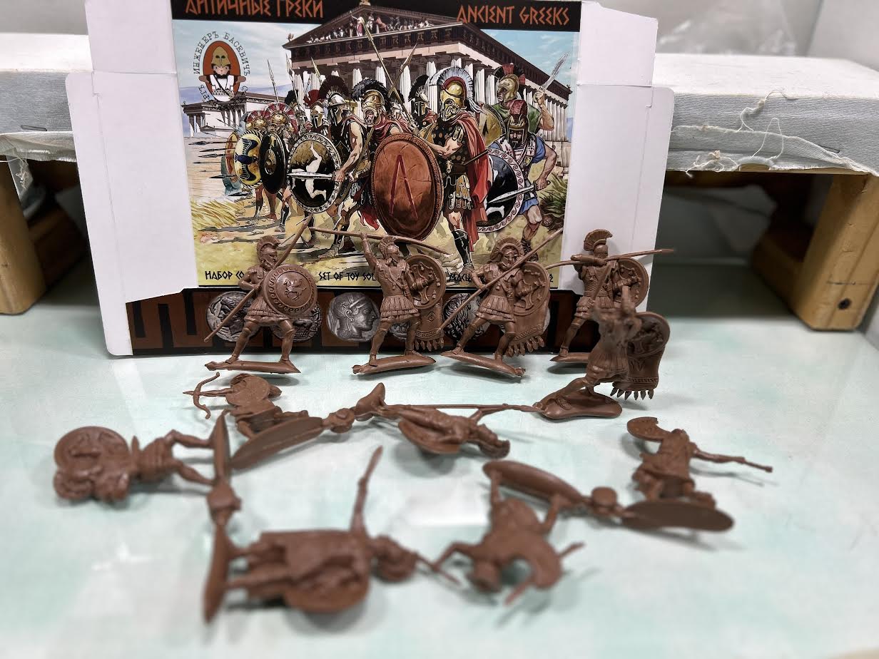 ENGINEER BASEVICH 1:32 SET 44 ANCIENT GREEKS 60 MM-** NEW RELEASE (12 FIGURES)