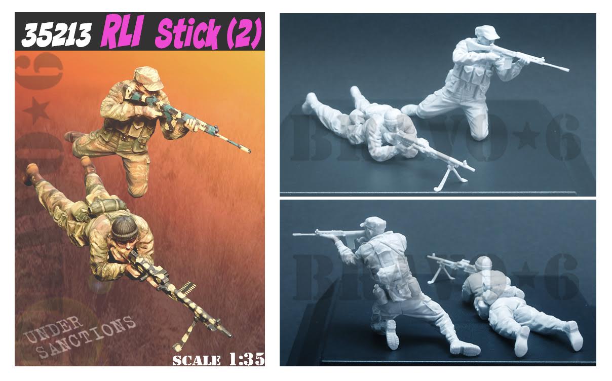 BRAVO *6 COLONIAL SERIES 35213 RHODESIAN LIGHT INFANTRY STICK 2 (2 FIGURES)