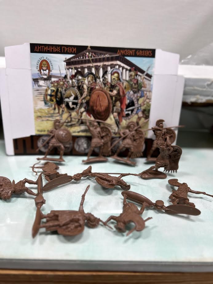 ENGINEER BASEVICH 1:32 SET 44 ANCIENT GREEKS 60 MM-** NEW RELEASE (12 FIGURES)