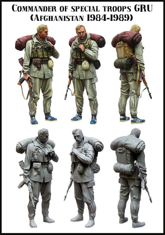 EVOLUTION MINIATURES 1:35 SET EM-35101 SOVIET COMMANDER SPECIAL TROOPS GRU