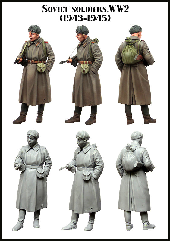 EVOLUTION MINIATURES 1:35 SET EM-35137 WWII SOVIET SOLDIER 1943-1945 (1 FIGURE)