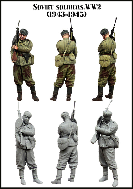 EVOLUTION MINIATURES 1:35 SET EM-35138 WWII SOVIET SOLDIER 1943-1945 (1 FIGURE)