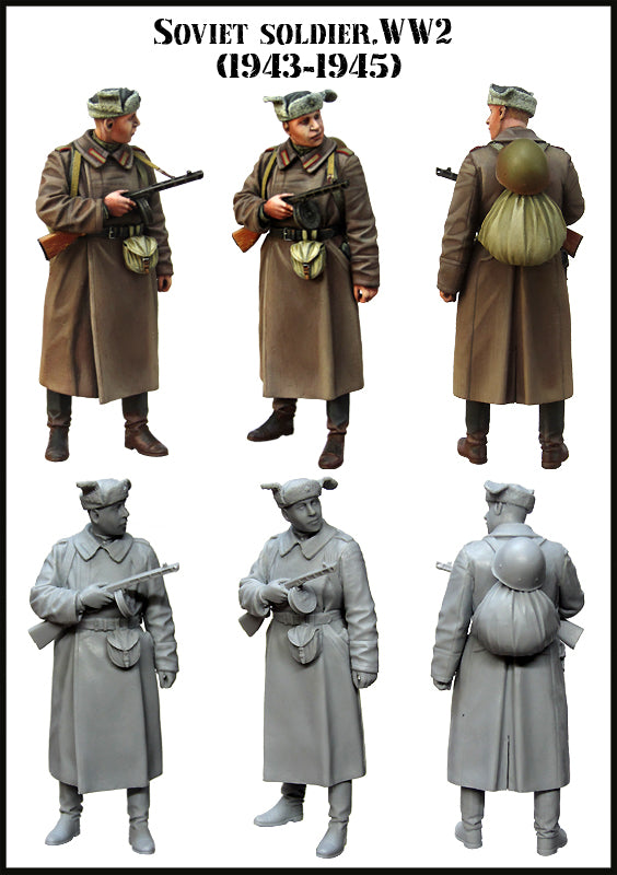 EVOLUTION MINIATURES 1:35 SET EM-35149 WWII SOVIET SOLDIER 1943-1945 (1 FIGURE)