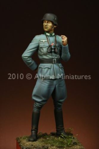 ALPINE MINIATURES 1:16 SET 16009 GERMAN INFANTRY OFFICER (1 FIGURE-2 HEADS)