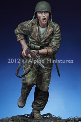 ALPINE MINIATURES 1:16 SET 16018 WWII US "THE CHARGE" USMC 1943-44