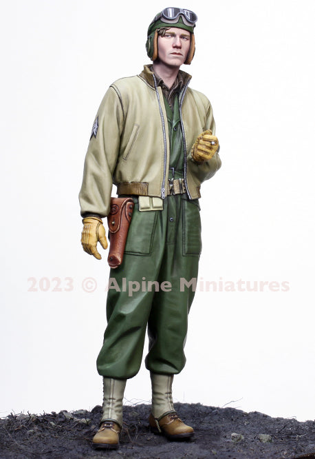 ALPINE MINIATURES 1:16 SET 16044 WWII US 2AD "HELL ON WHEELS" (1 FIGURE/2HEADS)