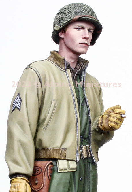 ALPINE MINIATURES 1:16 SET 16044 WWII US 2AD "HELL ON WHEELS" (1 FIGURE/2HEADS)