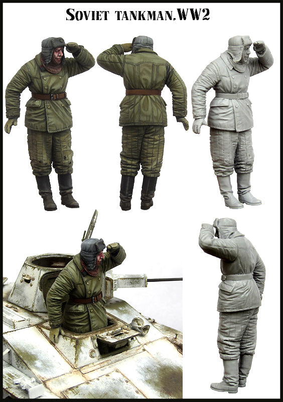 EVOLUTION MINIATURES 1:35 SET EM-35163 WWII SOVIET TANKMAN (1 FIGURE)