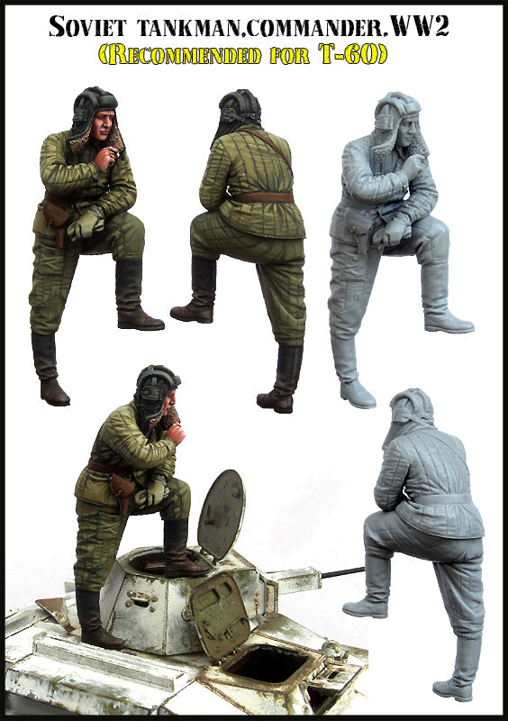 EVOLUTION MINIATURES 1:35 SET EM-35164 WWII SOVIET TANKMAN COMMANDER (1 FIGURE)