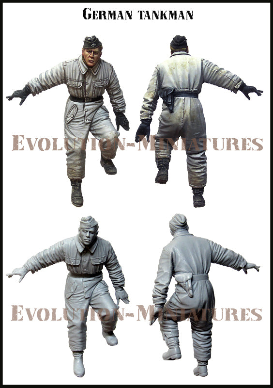 EVOLUTION MINIATURES 1:35 SET EM-35196 WWII GERMAN TANKMAN (1 FIGURE)