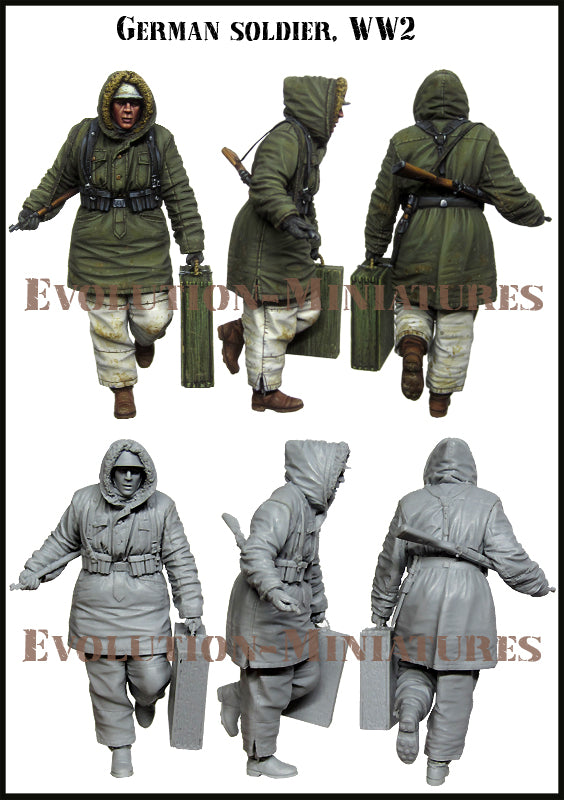 EVOLUTION MINIATURES 1:35 SET EM-35213 WWII GERMAN SOLDIER (1 FIGURE)