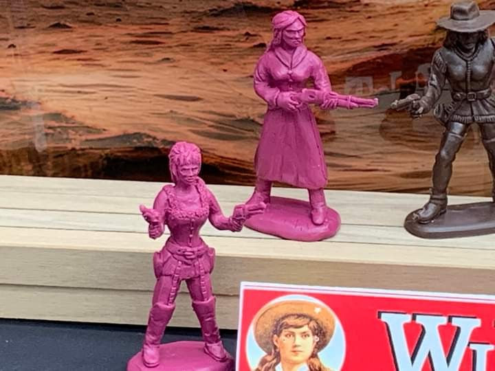 ELASTOWIT NEW ERA RUBBER WILD WEST WOMEN OF THE WEST (9 FIGURES) 54/60/65mm