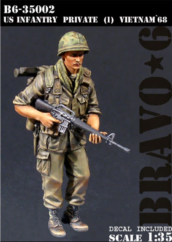 BRAVO *6 35002 VIETNAM WAR 1968 U.S. INFANTRY PRIVATE (1) 1:35