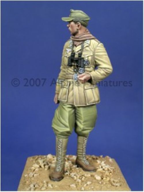 ALPINE MINIATURES 1:35 SET 35018 WWII GERMAN DAK PANZER CREW SET (2 FIGURES)