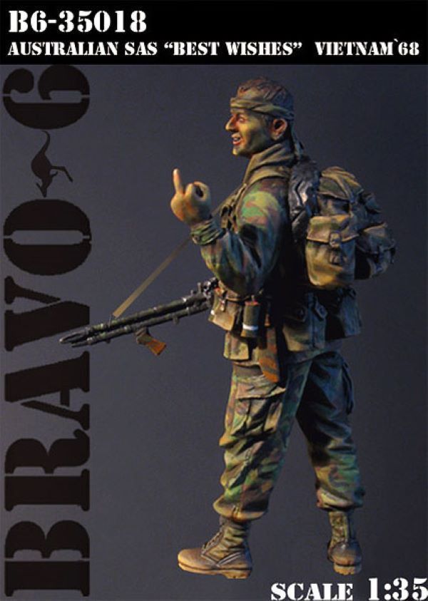 BRAVO *6 35018 VIETNAM WAR 1968 AUSTRALIAN SAS "BEST WISHES" 1:35