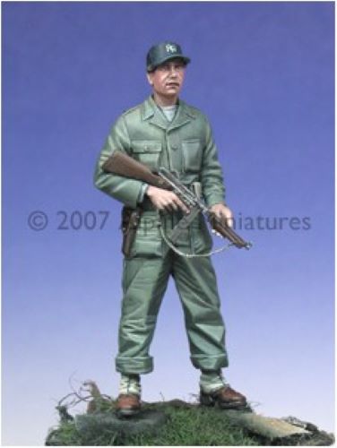 ALPINE MINIATURES 1:35 SET 35019 WWII US TANKER W/ TOMMY GUN (1 FIGURE-2 HEADS)