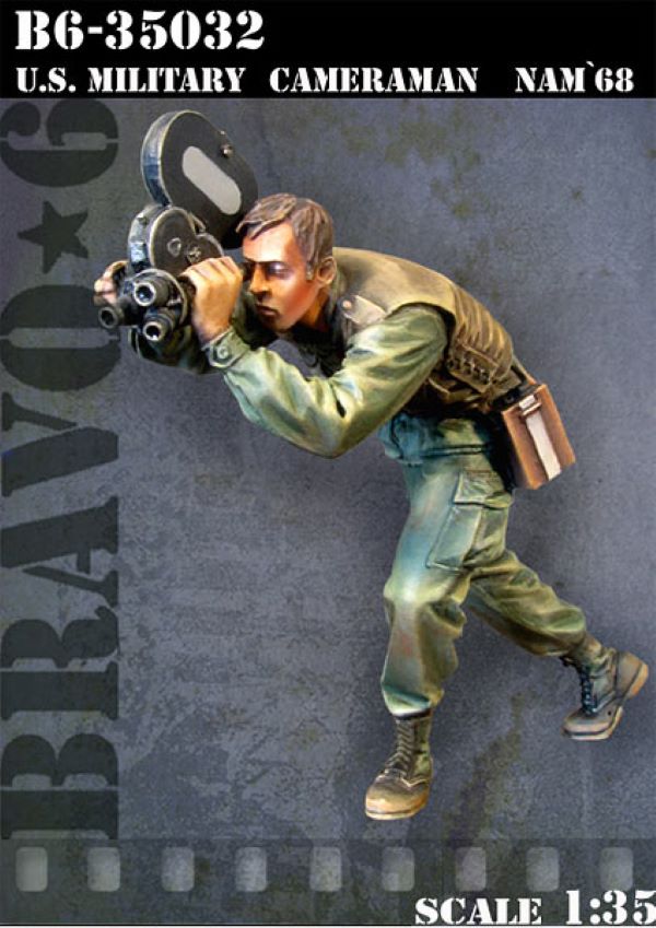 BRAVO *6 35032 VIETNAM WAR U.S. MILITARY CAMERAMAN 1968 1:35