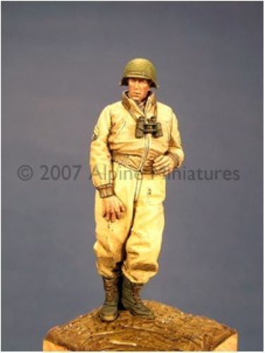 ALPINE MINIATURES 1:35 SET 35033 WWII US TANK CREW IN WINTER #1 (1 FIGURE-2 HEADS)