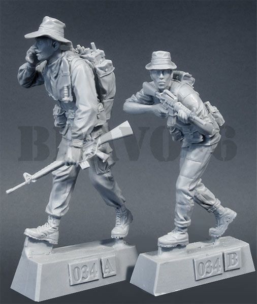 BRAVO *6 35034 VIETNAM WAR U.S. NAVY SEAL (2) & LDNN 1:35