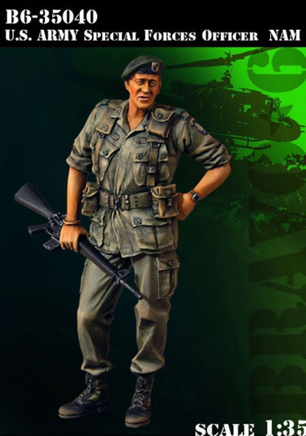 BRAVO *6 35040 VIETNAM WAR U.S. ARMY SPECIAL FORCES OFFICER 1:35
