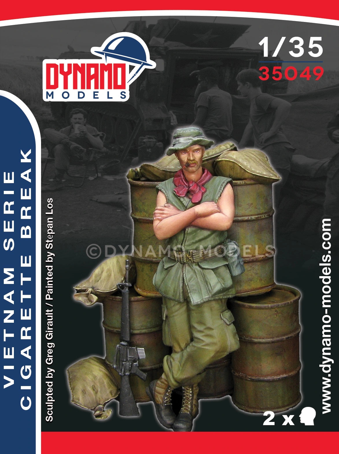DYNAMO MODEL 35049 VIETNAM SERIES U.S. SOLDIER CIGARETTE BREAK
