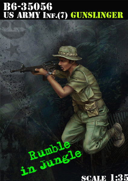BRAVO *6 35056 VIETNAM WAR U.S. ARMY INFANTRY (7) GUNSLINGER 1:35