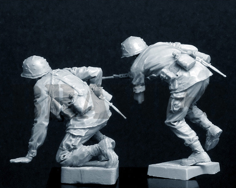 BRAVO *6 35058 VIETNAM WAR U.S. ARMY INFANTRY (9) "MOVE! MOVE!" 1:35