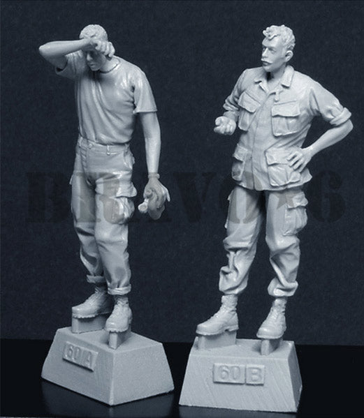 BRAVO *6 35060 VIETNAM WAR U.S. G.I.'s " TAKE FIVE" NAM (2 FIGURES) 1:35