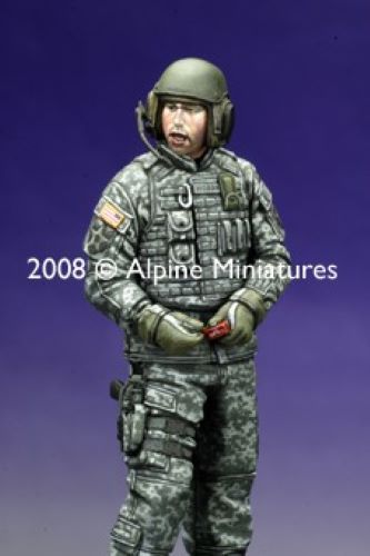 ALPINE MINIATURES 1:35 SET 35069 MODERN US AFV CREW #1 (1 FIGURE-2 HEADS)
