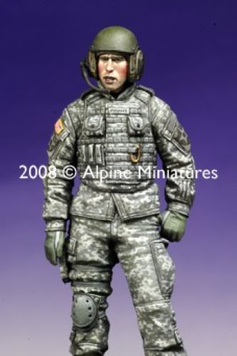 ALPINE MINIATURES 1:35 SET 35070 MODERN US AFV CREW #2 (1 FIGURE-2 HEADS)