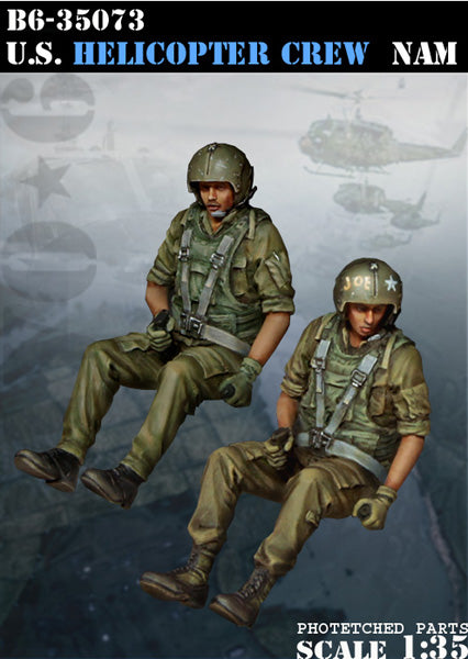BRAVO *6 35073 VIETNAM WAR U.S. HELICOPTER CREW NAM 1:35