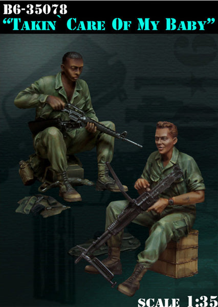 BRAVO *6 35078 VIETNAM WAR U.S. SOLDIER "TAKIN' CARE OF MY BABY" 1:35