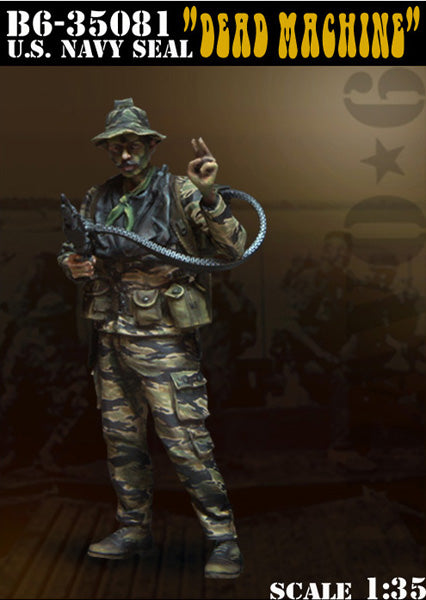 BRAVO *6 35081 VIETNAM WAR U.S. NAVY SEAL "DEAD MACHINE" 1:35