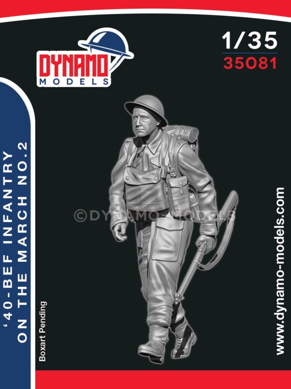 DYNAMO MODEL 35081 WWII BRITISH EXPEDITIONARY FORCE INFANTRY MARCHING NO. 2