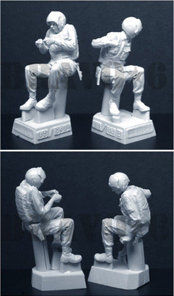 BRAVO *6 35083 VIETNAM WAR U.S. HELI DOOR GUNNERS PHOTOETCHED 1:35