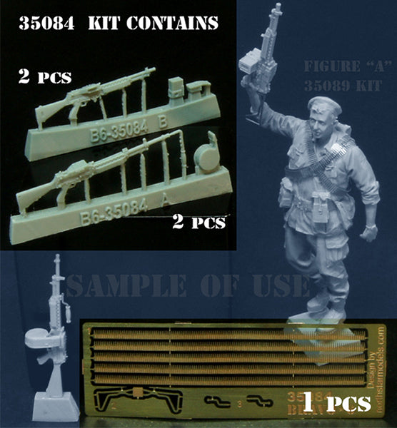 BRAVO *6 35084 VIETNAM WAR MK23 STONER 63 A PHOTOETCHED- 3 PIECES