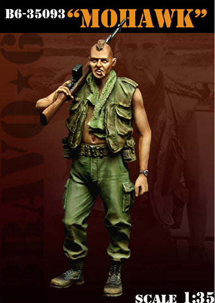 BRAVO *6 35093 VIETNAM WAR U.S. SOLDIER "MOHAWK" 1:35