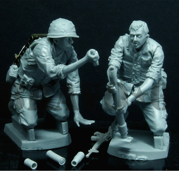 BRAVO *6 35094 VIETNAM WAR U.S.M.C. MORTAR CREW PHOTOETCHED 1:35