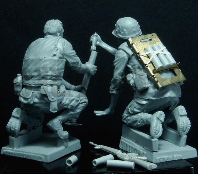 BRAVO *6 35094 VIETNAM WAR U.S.M.C. MORTAR CREW PHOTOETCHED 1:35