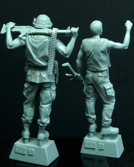 BRAVO *6 35099 VIETNAM WAR U.S. SOLDIERS "BLACK POWER" 1:35