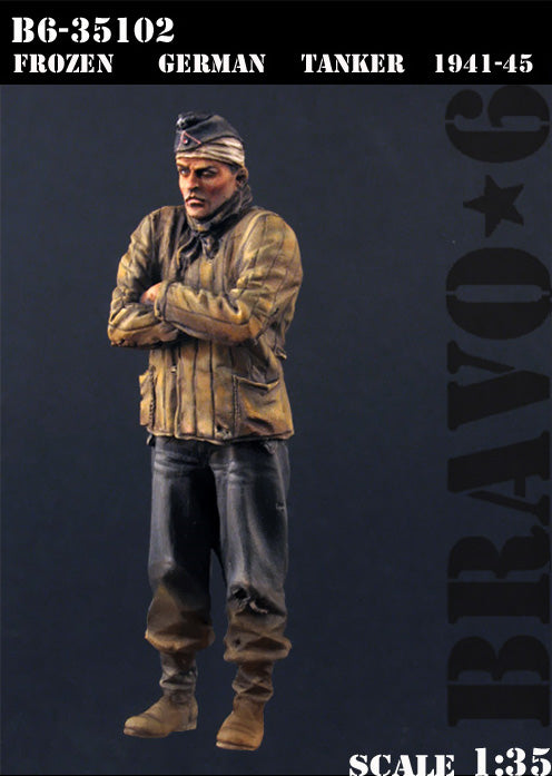 BRAVO*6 35102 WORLD WAR II FROZEN GERMAN TANKER SOLDIER 1941-45 (1 FIGURE)