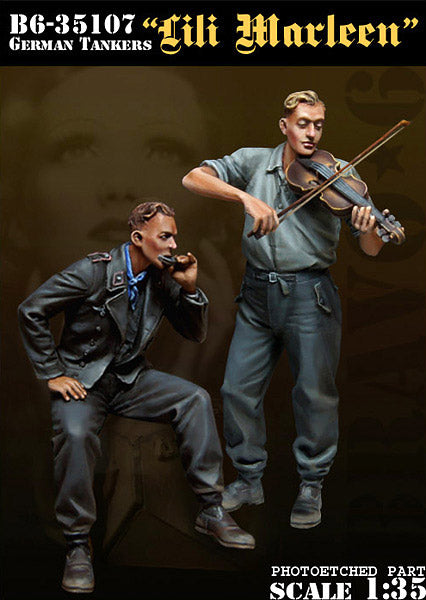 BRAVO*6 35107 WORLD WAR II GERMAN TANKERS "LILI MARLEEN" PHOTOETCH (2 FIGURES)
