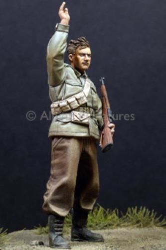 ALPINE MINIATURES 1:35 SET 35108 WWII US INFANTRY #1 (1 FIGURE-2 HEADS)