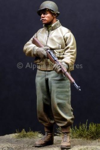 ALPINE MINIATURES 1:35 SET 35109 WWII US INFANTRY #2 (1 FIGURE-2 HEADS)