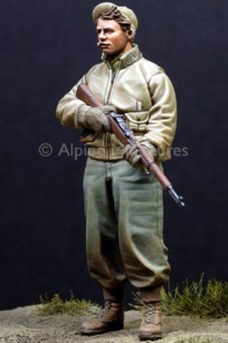 ALPINE MINIATURES 1:35 SET 35109 WWII US INFANTRY #2 (1 FIGURE-2 HEADS)