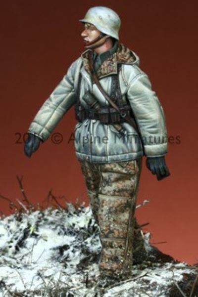 ALPINE MINIATURES 1:35 SET 35112 WWII GERMAN WSS GRENADIER LATE WAR #2 -1 FIGURE