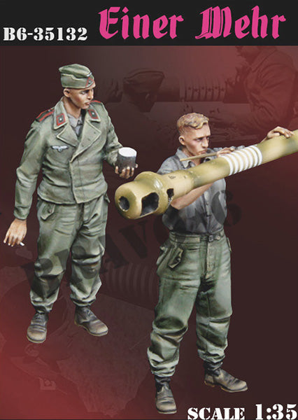 BRAVO*6 35132 WORLD WAR II GERMAN SOLDIERS EINER MEHR (2 FIGURES)