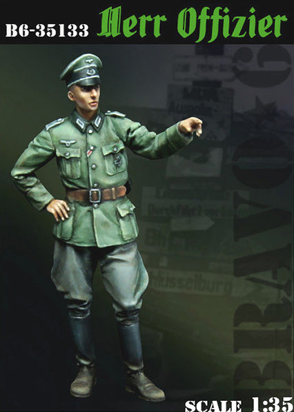 BRAVO*6 35133 WORLD WAR II GERMAN SOLDIER HERR OFFIZIER 1 FIGURE