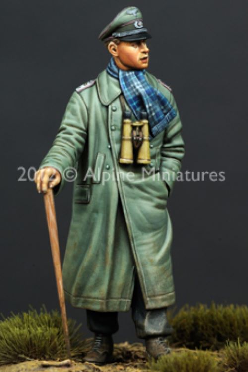 ALPINE MINIATURES 1:35 SET 35136 WWII GERMAN PANZER OFFICER PZ. DIV. #1